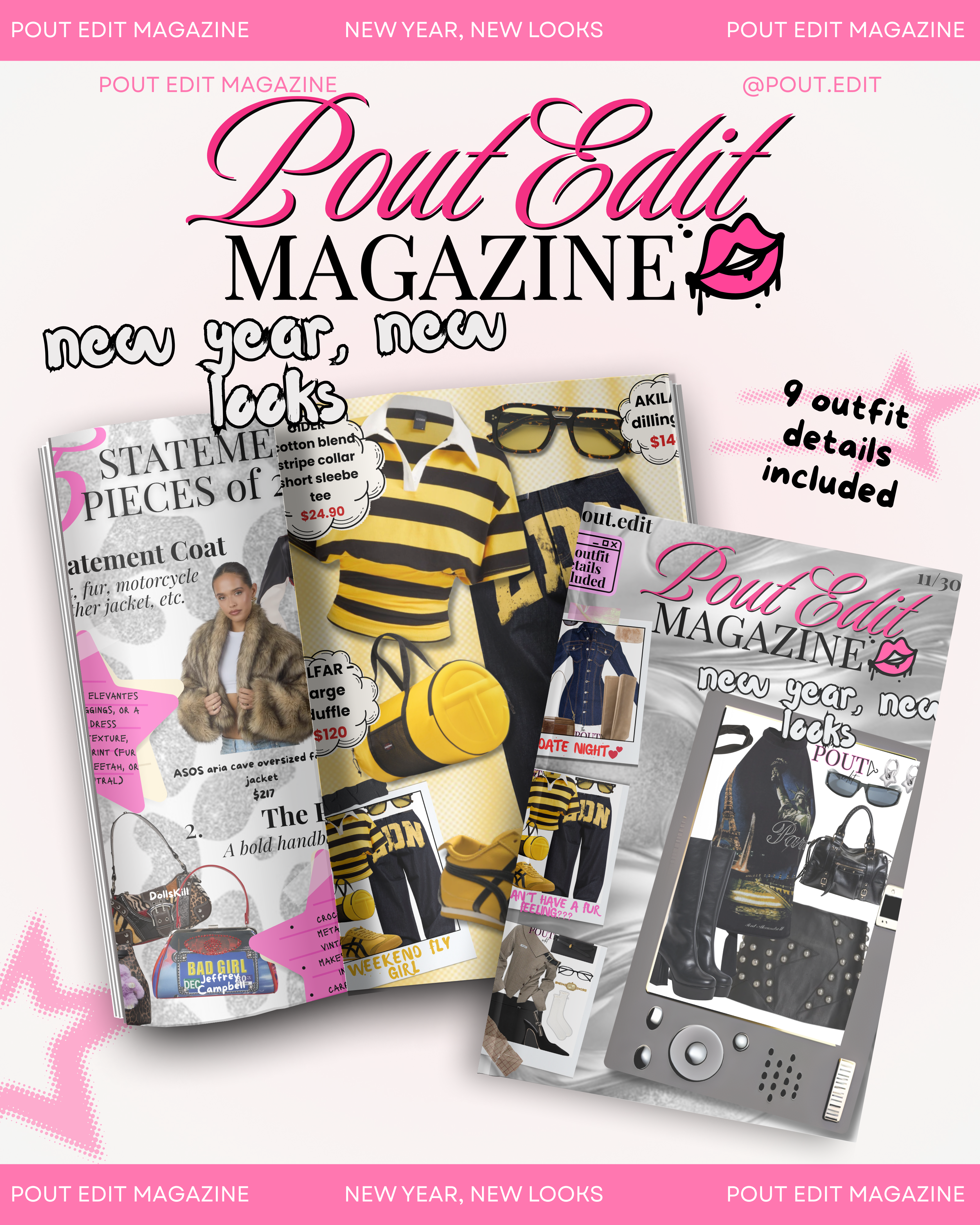 Pout Edit Magazine - New Year, New Looks