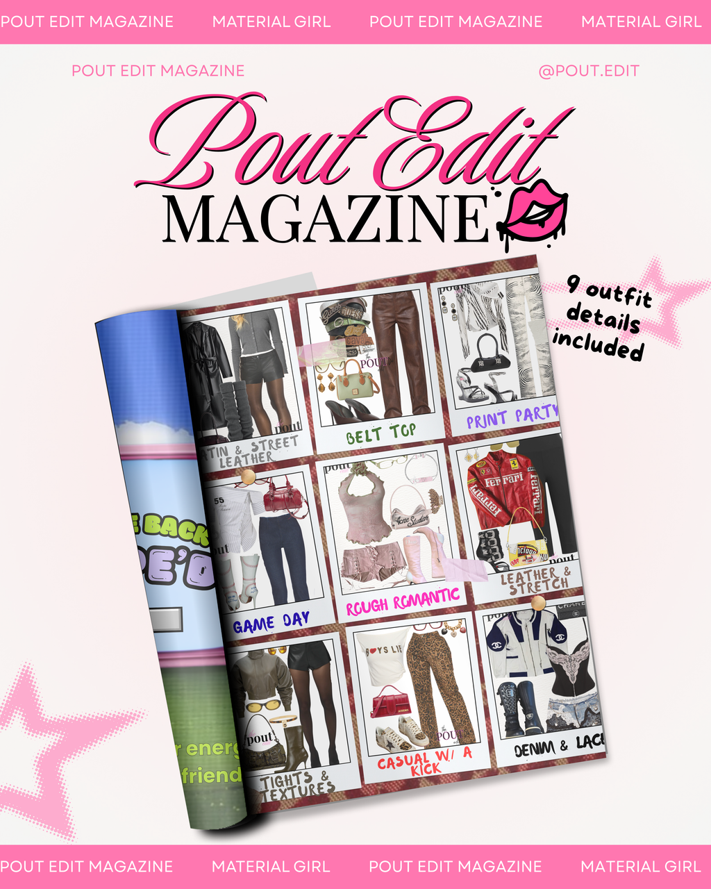 Pout Edit Magazine - Material Girl (Texture Playground)